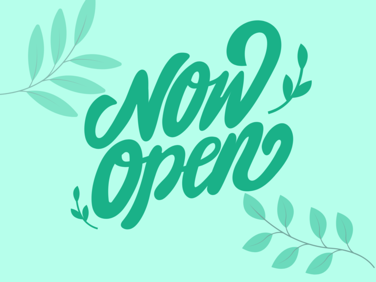 Now Open